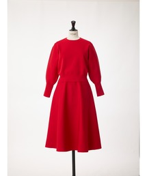 ポーツポリー_フレアーニットスカート