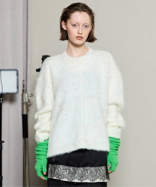 Slub Brush Knit Pullover / スラブブラッシュニットプルオーバー