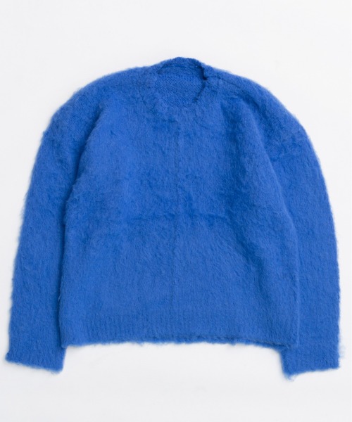 MAISON SPECIAL(メゾンスペシャル)の「Slub Brush Knit Pullover / スラブブラッシュニットプルオーバー(ニット/セーター・レディース・ブラック/ブルー/ホワイト/ピンク/イエロー・FREE)」の18枚目の写真