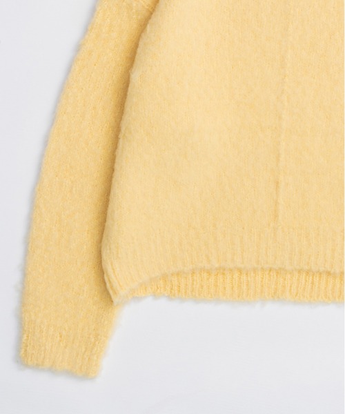 MAISON SPECIAL(メゾンスペシャル)の「Slub Brush Knit Pullover / スラブブラッシュニットプルオーバー(ニット/セーター・レディース・ブラック/ブルー/ホワイト/ピンク/イエロー・FREE)」の22枚目の写真