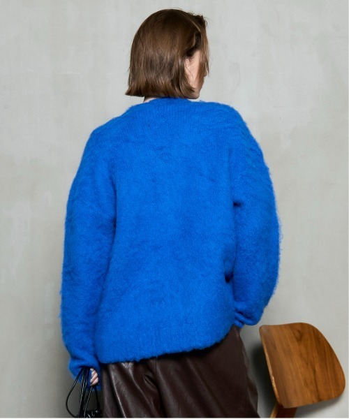 MAISON SPECIAL(メゾンスペシャル)の「Slub Brush Knit Pullover / スラブブラッシュニットプルオーバー(ニット/セーター・レディース・ブラック/ブルー/ホワイト/ピンク/イエロー・FREE)」の14枚目の写真