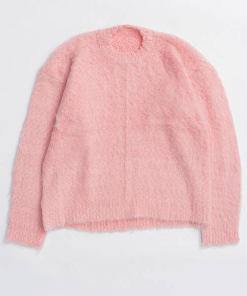 MAISON SPECIAL(メゾンスペシャル)の「Slub Brush Knit Pullover / スラブブラッシュニットプルオーバー(ニット/セーター・レディース・ブラック/ブルー/ホワイト/ピンク/イエロー・FREE)」の17枚目の写真