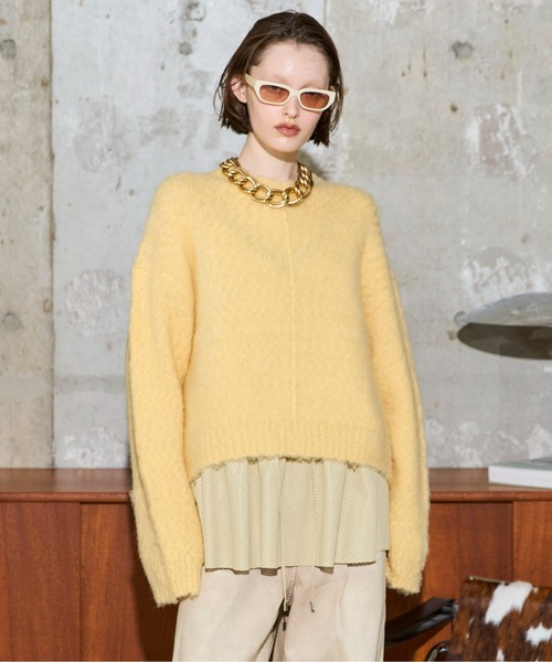 Slub Brush Knit Pullover / スラブブラッシュニットプルオーバー