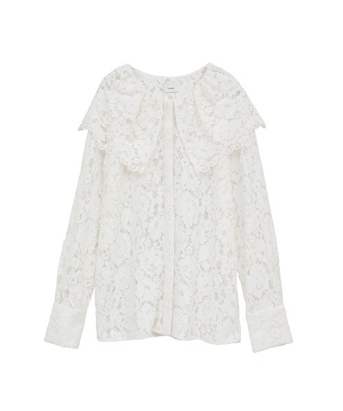 LACE COLLAR SHIRT（シャツ/ブラウス）｜MANOF（マノフ）の