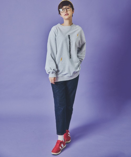 JACKROSE（ジャックローズ）の「YOIDORE 雷様 ｸﾙｰﾈｯｸｽｳｪｯﾄ（スウェット・メンズ・ライトグレー/ブラック・XL/L/M）」の21枚目の写真