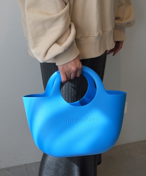 ORiental TRaffic（オリエンタルトラフィック）の「EVA バスケット トートバッグ /G-0026（トートバッグ・レディース・レッド/ブルー/ベージュ・ﾌﾘ-）」の2枚目の写真