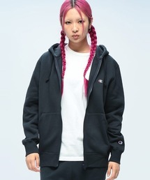 Champion（チャンピオン）の「Champion 裏起毛 ワンポイント フルジップ パーカー（パーカー）」
