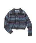 PERVERZE（パーバーズ）の「Face Hand Knit Cardigan（ニット/セーター