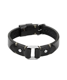 FOSSIL（フォッシル）の「フォッシル アクセサリー メンズ ブレスレット ブラック JF04946040（ブレスレット）」