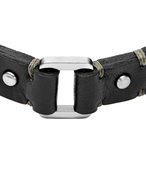FOSSIL（フォッシル）の「フォッシル アクセサリー メンズ ブレスレット ブラック JF04946040（ブレスレット・メンズ・ブラック・FREE）」の4枚目の写真
