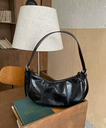 NuNuNa（ヌヌナ）の「【NuNuNa】2WAY 合成皮革 ラウンド ショルダーバッグ（ショルダーバッグ）」