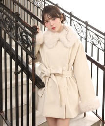 ステンカラーファーコート　0 ステンカラーファーコート 0