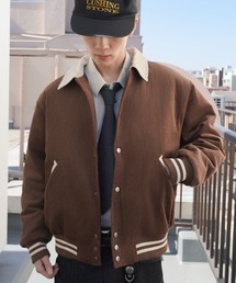 SPINNS | 短丈コーデュロイスタジャン/襟付き/ショート丈/ユニセックス(ブルゾン)