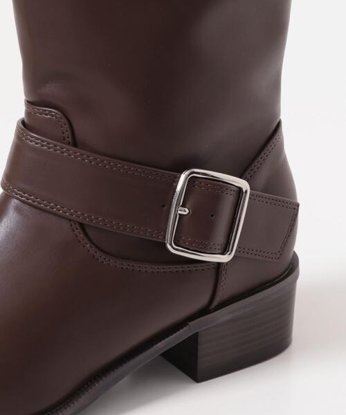 KBF（ケイビーエフ）の「エンジニアショートブーツ（ブーツ・レディース・ブラウン/ブラック・36/37/38）」の8枚目の写真