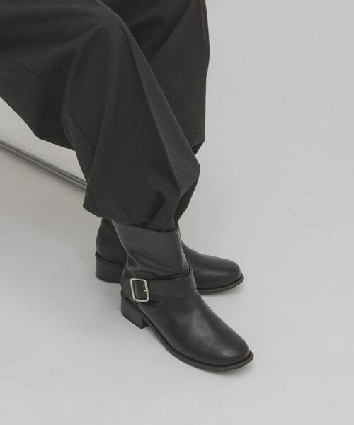 KBF（ケイビーエフ）の「エンジニアショートブーツ（ブーツ・レディース・ブラウン/ブラック・36/37/38）」の9枚目の写真