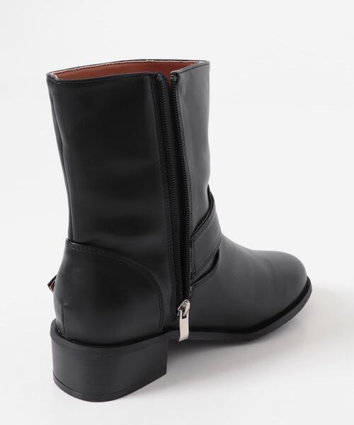 KBF（ケイビーエフ）の「エンジニアショートブーツ（ブーツ・レディース・ブラウン/ブラック・36/37/38）」の18枚目の写真