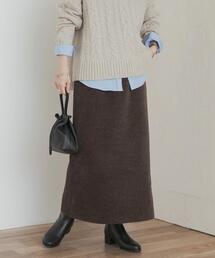 URBAN RESEARCH DOORS | ベロアワッシャーIラインスカート(スカート)