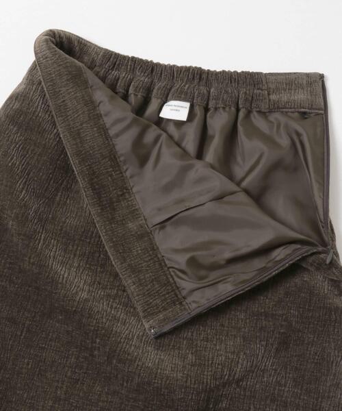 URBAN RESEARCH DOORS（アーバンリサーチドアーズ）の「ベロアワッシャーIラインスカート（スカート・レディース・ブラック/ブラウン・MEDIUM）」の11枚目の写真
