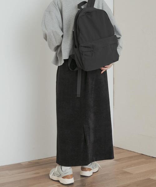 URBAN RESEARCH DOORS（アーバンリサーチドアーズ）の「ベロアワッシャーIラインスカート（スカート・レディース・ブラック/ブラウン・MEDIUM）」の19枚目の写真