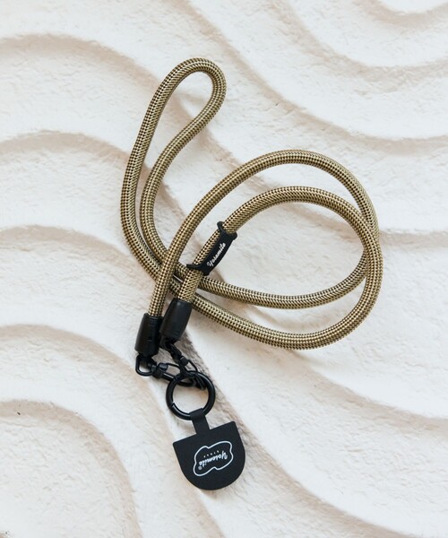 FREAK'S STORE（フリークスストア）の「YOSEMITE STRAP/ヨセミテストラップ 別注 YOSEMITE 2WAY STRAP Gリング（スマホグッズ・メンズ・ブラック/ピンク/サックスブルー/ゴールド・ONE SIZE）」の5枚目の写真