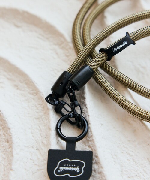 FREAK'S STORE(フリークスストア)の「YOSEMITE STRAP/ヨセミテストラップ 別注 YOSEMITE 2WAY STRAP Gリング(スマホグッズ・メンズ・ブラック/ピンク/サックスブルー/ゴールド・ONE SIZE)」の17枚目の写真