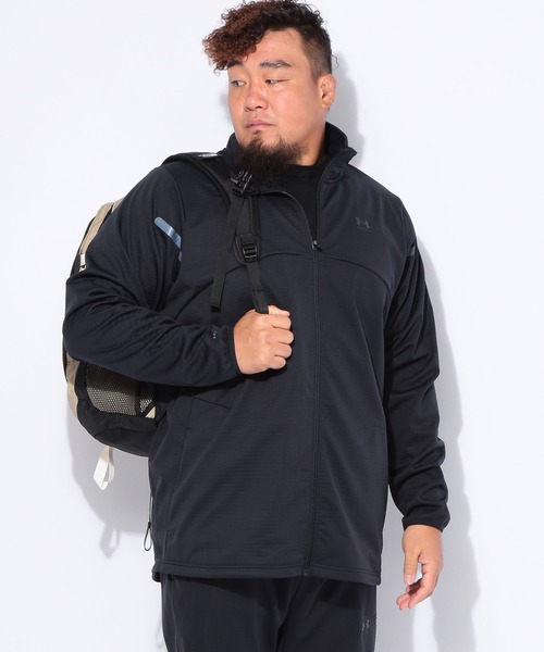 UNDER ARMOUR（アンダーアーマー）の「UNDER ARMOUR (アンダーアーマー) FITTED STORM ウインターニット 3レイヤー フルジップスタント ジャケット（ブルゾン・メンズ・ブラック/ホワイト・3XL/4XL/5XL）」の22枚目の写真