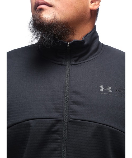 UNDER ARMOUR（アンダーアーマー）の「UNDER ARMOUR (アンダーアーマー) FITTED STORM ウインターニット 3レイヤー フルジップスタント ジャケット（ブルゾン・メンズ・ブラック/ホワイト・3XL/4XL/5XL）」の10枚目の写真