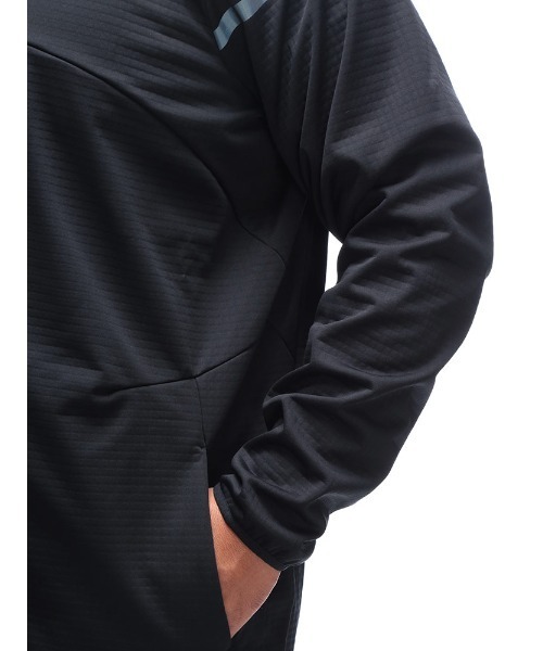 UNDER ARMOUR（アンダーアーマー）の「UNDER ARMOUR (アンダーアーマー) FITTED STORM ウインターニット 3レイヤー フルジップスタント ジャケット（ブルゾン・メンズ・ブラック/ホワイト・3XL/4XL/5XL）」の11枚目の写真