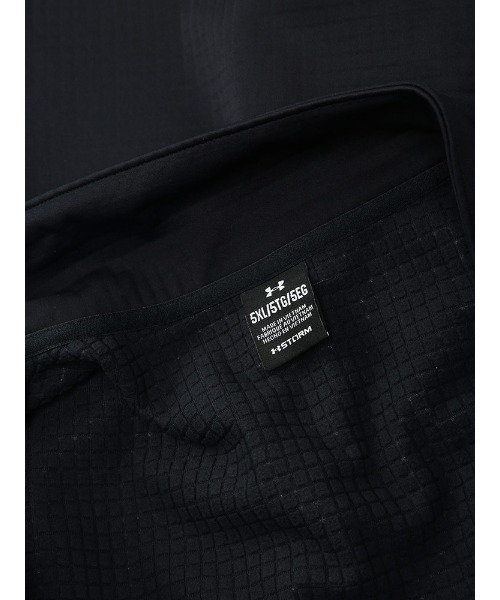 UNDER ARMOUR（アンダーアーマー）の「UNDER ARMOUR (アンダーアーマー) FITTED STORM ウインターニット 3レイヤー フルジップスタント ジャケット（ブルゾン・メンズ・ブラック/ホワイト・3XL/4XL/5XL）」の15枚目の写真