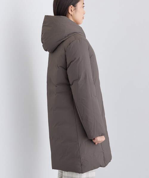 セール】【撥水／洗える】ステッチレス ロングダウンコート（ダウン