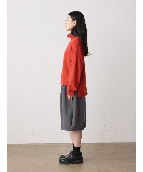 MidiUmi（ミディウミ）の「MidiUmi フランネルタッチショートパンツ（その他パンツ・レディース・ブラック/グレー/ライトグレー/ネイビー・FREE）」の16枚目の写真