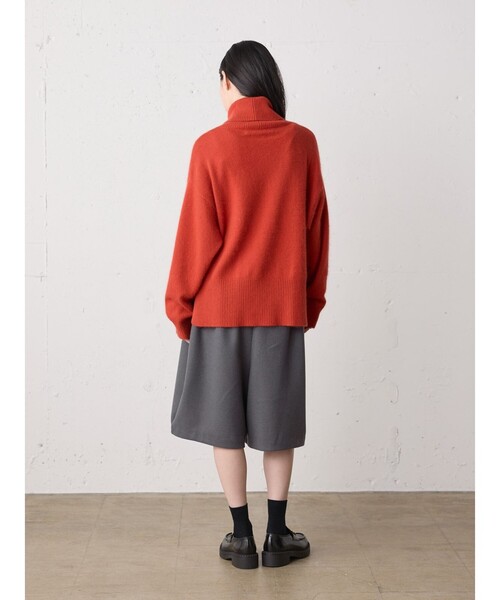 MidiUmi（ミディウミ）の「MidiUmi フランネルタッチショートパンツ（その他パンツ・レディース・ブラック/グレー/ライトグレー/ネイビー・FREE）」の17枚目の写真