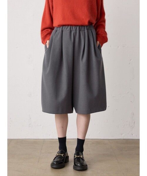 MidiUmi（ミディウミ）の「MidiUmi フランネルタッチショートパンツ（その他パンツ・レディース・ブラック/グレー/ライトグレー/ネイビー・FREE）」の21枚目の写真