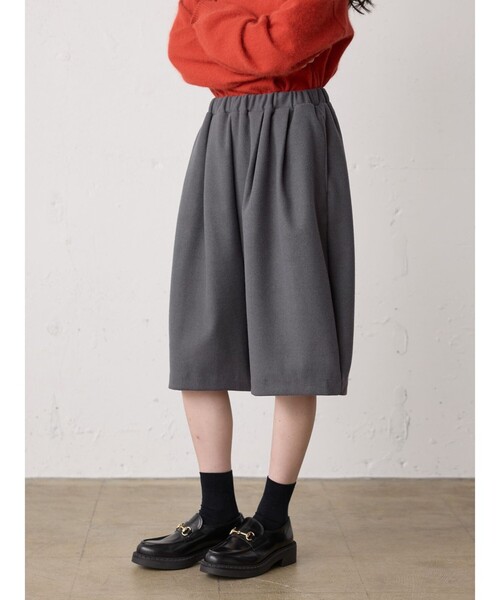 MidiUmi（ミディウミ）の「MidiUmi フランネルタッチショートパンツ（その他パンツ・レディース・ブラック/グレー/ライトグレー/ネイビー・FREE）」の20枚目の写真