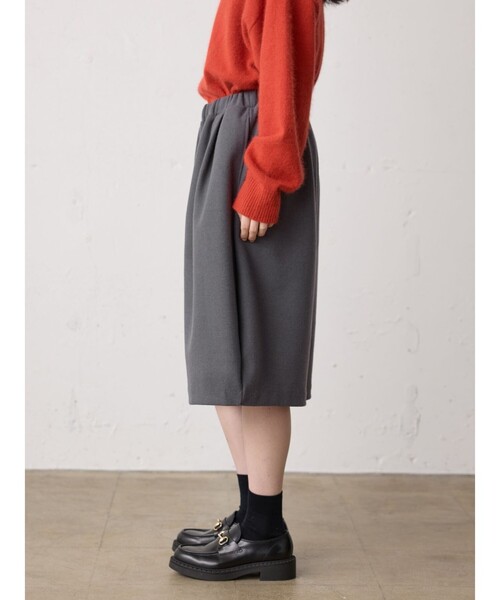 MidiUmi（ミディウミ）の「MidiUmi フランネルタッチショートパンツ（その他パンツ・レディース・ブラック/グレー/ライトグレー/ネイビー・FREE）」の19枚目の写真