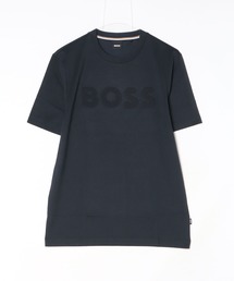 BOSS（ボス）の「コットンジャージー Tシャツ ロゴアートワーク（Tシャツ/カットソー）」
