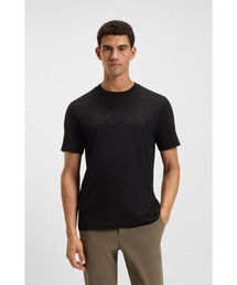 BOSS（ボス）の「コットンジャージー Tシャツ ロゴアートワーク（Tシャツ/カットソー）」