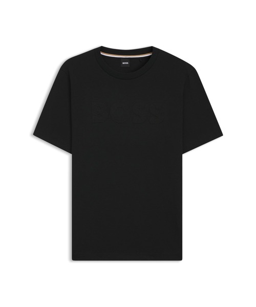 BOSS（ボス）の「コットンジャージー Tシャツ ロゴアートワーク（Tシャツ/カットソー・メンズ・ブラック/ダークブルー/ホワイト・M/S/L/XXL/XL）」の11枚目の写真