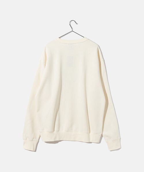 HUF(ハフ)の「HUF TRANSIT AUTHORITY CREWNECK ハフ トランジット オーソリティ アップリケ スウェット(スウェット・メンズ・ライトブルー/ブラック・LARGE/X-LARGE/SMALL/MEDIUM)」の4枚目の写真
