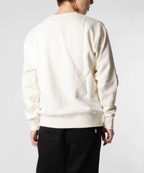 HUF(ハフ)の「HUF TRANSIT AUTHORITY CREWNECK ハフ トランジット オーソリティ アップリケ スウェット(スウェット・メンズ・ライトブルー/ブラック・LARGE/X-LARGE/SMALL/MEDIUM)」の16枚目の写真