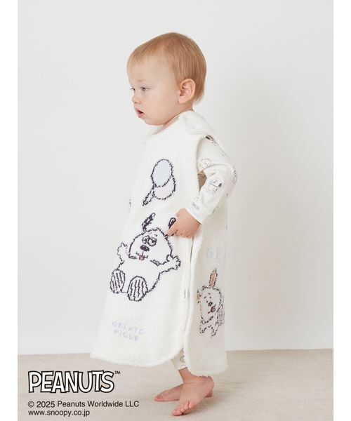 販路限定カラーあり】【PEANUTS PUPPIES】【BABY】ベビモコスリーパー