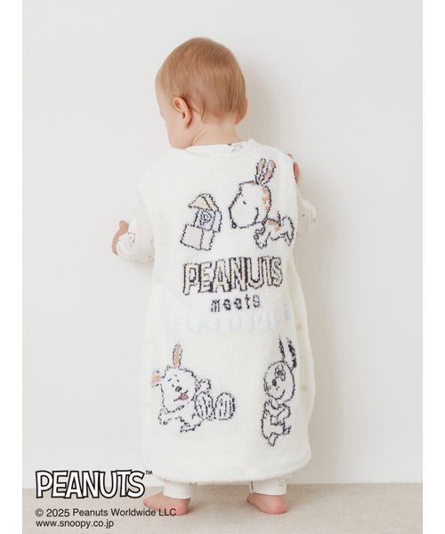 販路限定カラーあり】【PEANUTS PUPPIES】【BABY】ベビモコスリーパー