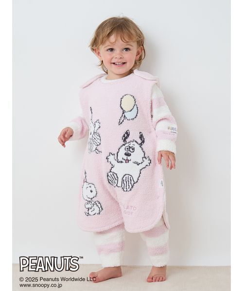 販路限定カラーあり】【PEANUTS PUPPIES】【BABY】ベビモコスリーパー