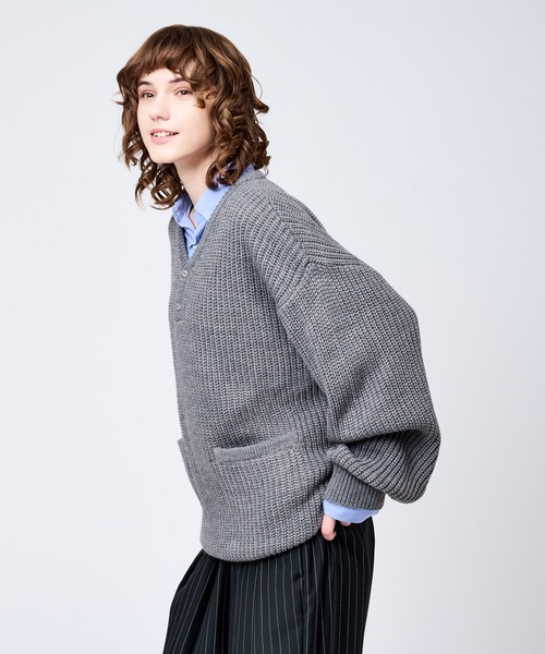 WETTEMPT(ウィテンプト)の「HENRY NECK RIB KNIT /ヘンリーネックリブニット(ニット/セーター・メンズ・ネイビー/ブラウン/グレー/ブラック/カーキ・SMALL/MEDIUM/LARGE)」の21枚目の写真