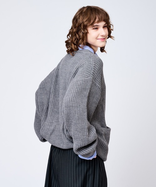 WETTEMPT(ウィテンプト)の「HENRY NECK RIB KNIT /ヘンリーネックリブニット(ニット/セーター・メンズ・ネイビー/ブラウン/グレー/ブラック/カーキ・SMALL/MEDIUM/LARGE)」の22枚目の写真