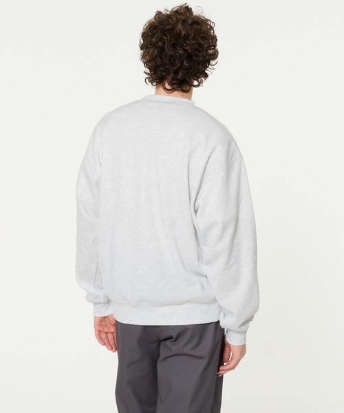 coca(coca)(コカ)の「裏起毛アーチロゴワッペントレーナー(スウェット・メンズ・ライトグレー/チャコール・L/M/XL)」の8枚目の写真
