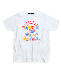 ESCAPEFROM（エスケープフロム）の「collage lettering t-shirt white（Tシャツ/カットソー・メンズ）」