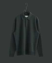 UNITED TOKYO | 【残りわずか】18Gウールミラノリブポロニット 毛玉防止|ウール100%|ウォッシャブル|冬服|インナー|オフィスカジュアル|通勤(ニット/セーター)