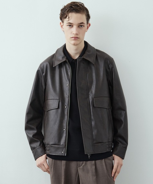 UNITED TOKYO(ユナイテッドトウキョウ)の「【残りわずか】18Gウールミラノリブポロニット 毛玉防止|ウール100%|ウォッシャブル|冬服|インナー|オフィスカジュアル|通勤(ニット/セーター・メンズ・ライトグレー/ダークブラウン/ブラック/オリーブ・1/2/3)」の14枚目の写真