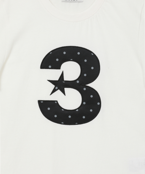 BAUF（バウフ）の「3ロゴドットスリムフィットTシャツ[ホワイト]（Tシャツ/カットソー・レディース・その他・FREE）」の7枚目の写真
